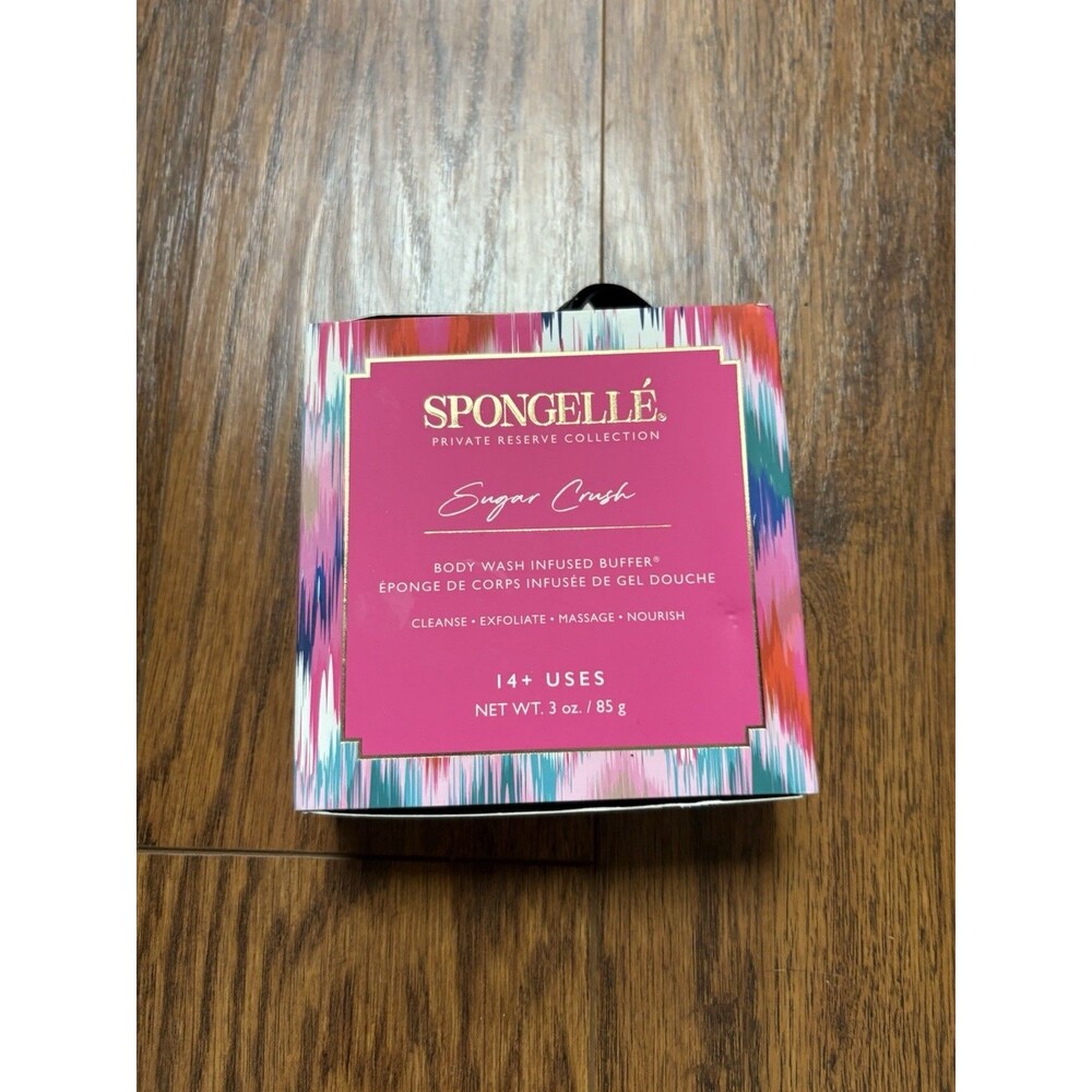 Spongelle Private Reserve Bath Body Sponge Buffer BLACK CURRANT 14 Uses